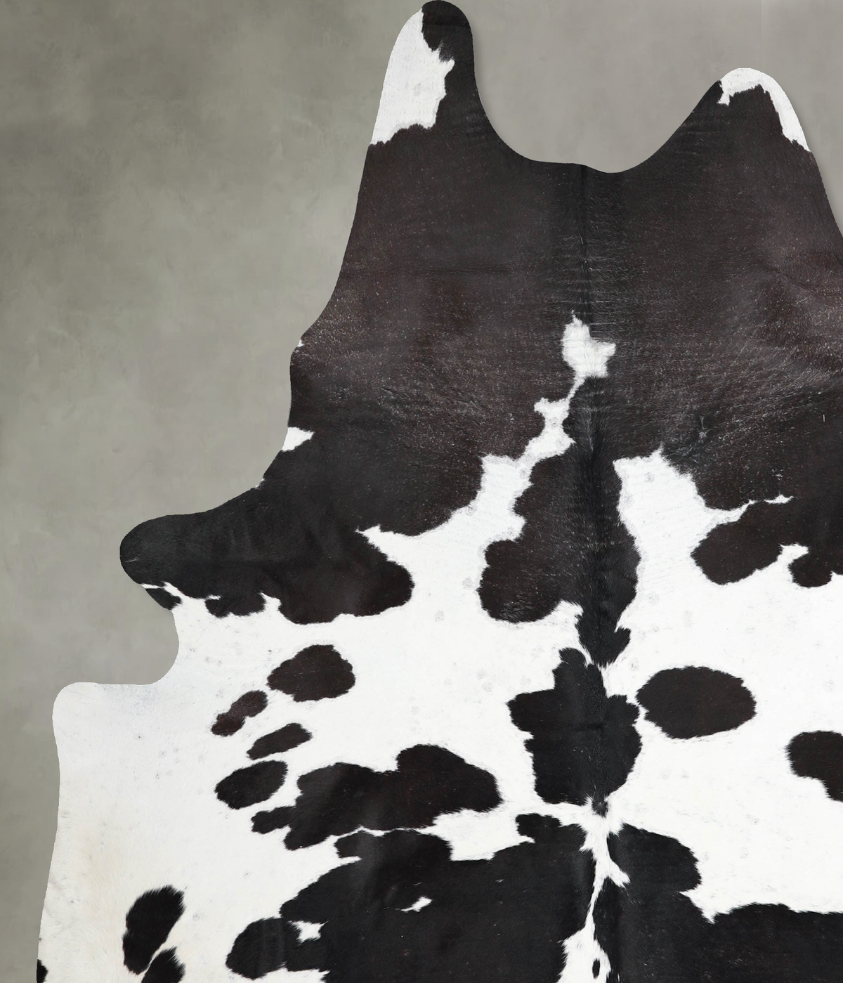 Black and White XX-Large Brazilian Cowhide Rug 8'3"H x 6'10"W #A53979 by Hudson Hides