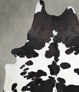 Black and White XX-Large Brazilian Cowhide Rug 8'3"H x 6'10"W #A53979 by Hudson Hides
