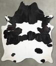 Black and White X-Large Brazilian Cowhide Rug 7'5"H x 6'0"W #A53989 by Hudson Hides