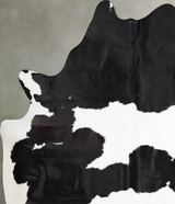 Black and White X-Large Brazilian Cowhide Rug 7'5"H x 6'0"W #A53989 by Hudson Hides