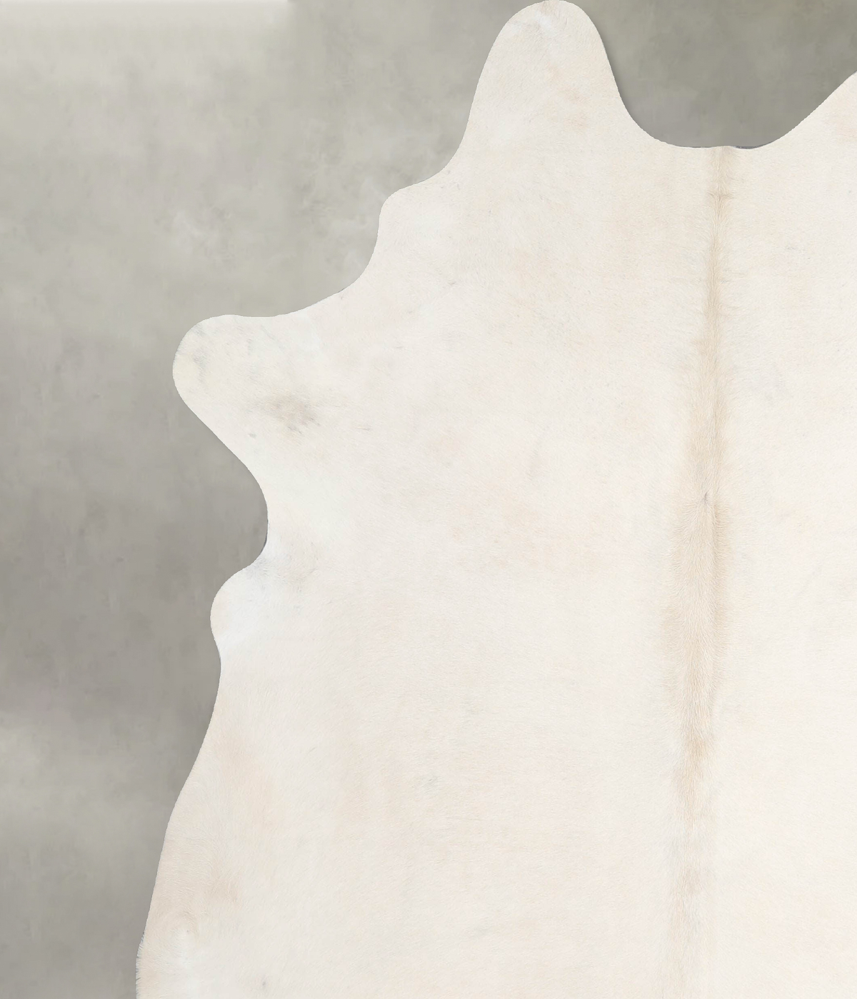 Solid White XX-Large Brazilian Cowhide Rug 7'9"H x 6'6"W #A53991 by Hudson Hides