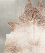 Light Brindle X-Large Brazilian Cowhide Rug 7'7"H x 6'6"W #A53995 by Hudson Hides