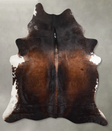 Warm Caramel X-Large Brazilian Cowhide Rug 7'4"H x 6'1"W #A53999 by Hudson Hides