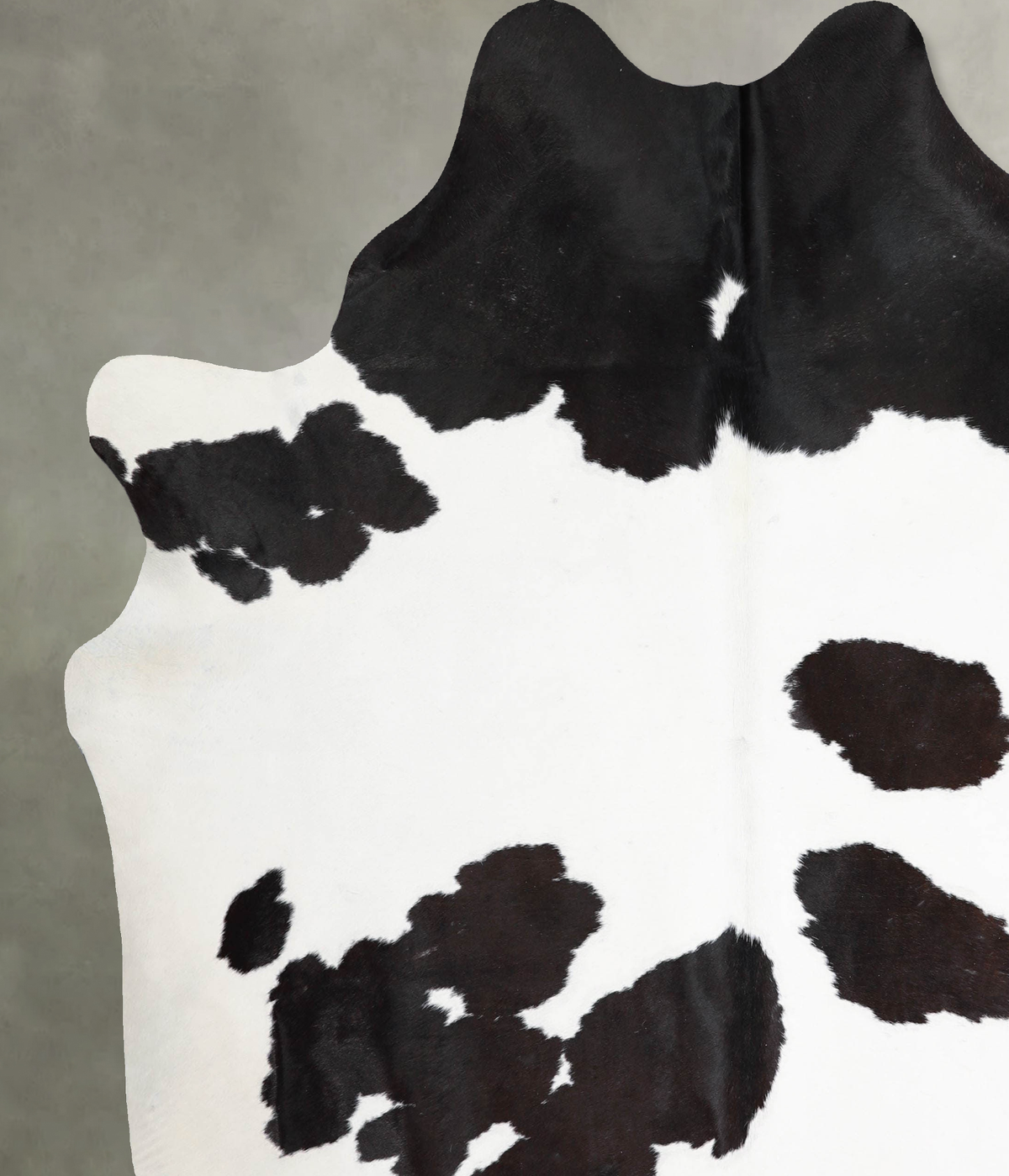 Black and White XX-Large Brazilian Cowhide Rug 7'7"H x 6'9"W #A54001 by Hudson Hides