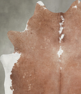 Brown and White Regular X-Large Brazilian Cowhide Rug 7'4"H x 6'3"W #A54003 by Hudson Hides