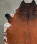 Warm Caramel XX-Large Brazilian Cowhide Rug 7'7"H x 7'1"W #A54009 by Hudson Hides