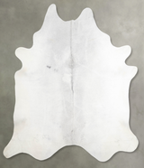 Light Grey XX-Large Brazilian Cowhide Rug 8'0"H x 7'1"W #A54010 by Hudson Hides