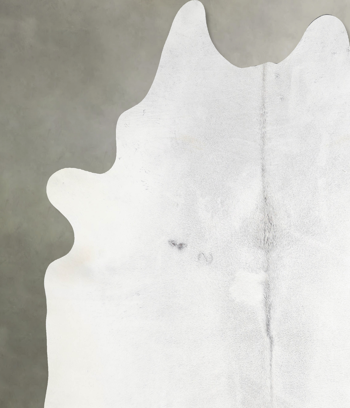 Light Grey XX-Large Brazilian Cowhide Rug 8'0"H x 7'1"W #A54010 by Hudson Hides