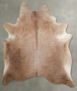 Taupe XX-Large Brazilian Cowhide Rug 7'11"H x 6'5"W #A54011 by Hudson Hides