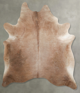 Taupe XX-Large Brazilian Cowhide Rug 7'11"H x 6'5"W #A54011 by Hudson Hides