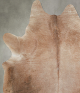 Taupe XX-Large Brazilian Cowhide Rug 7'11"H x 6'5"W #A54011 by Hudson Hides