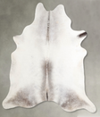 Light Grey X-Large Brazilian Cowhide Rug 7'4"H x 6'8"W #A54014 by Hudson Hides