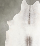 Light Grey X-Large Brazilian Cowhide Rug 7'4"H x 6'8"W #A54014 by Hudson Hides