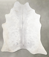 Light Grey X-Large Brazilian Cowhide Rug 7'4"H x 6'8"W #A54015 by Hudson Hides