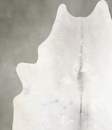 Light Grey X-Large Brazilian Cowhide Rug 7'6"H x 6'7"W #A54016 by Hudson Hides