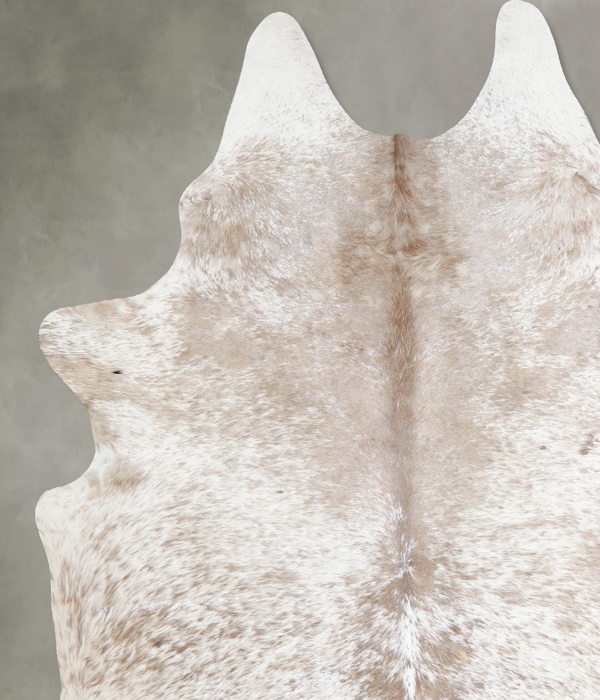 Salt and Pepper Brown XX-Large Brazilian Cowhide Rug 7'9"H x 6'6"W #A54023 by Hudson Hides