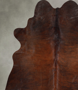 Dark Brindle XX-Large Brazilian Cowhide Rug 7'5"H x 7'3"W #A54024 by Hudson Hides