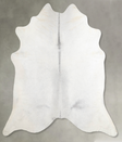 Light Grey X-Large Brazilian Cowhide Rug 6'11"H x 7'2"W #A54025 by Hudson Hides