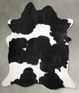 Black and White XX-Large Brazilian Cowhide Rug 8'1"H x 6'5"W #A54026 by Hudson Hides