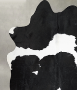 Black and White XX-Large Brazilian Cowhide Rug 8'1"H x 6'5"W #A54026 by Hudson Hides