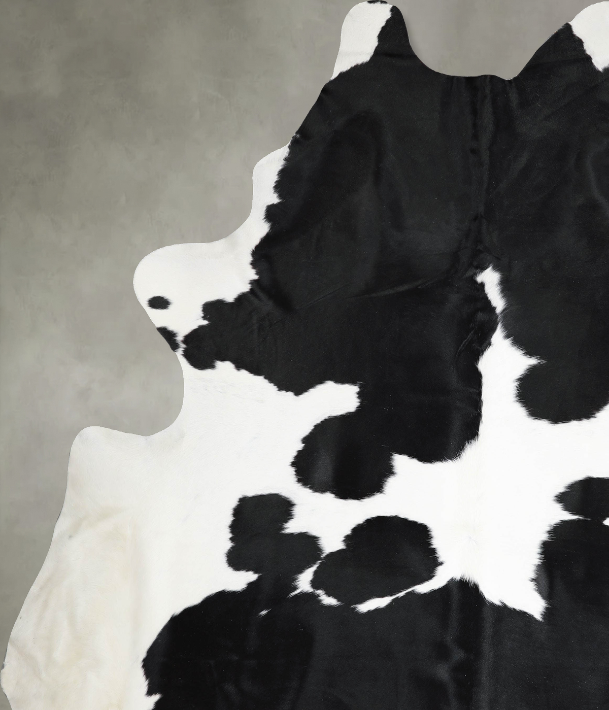 Black and White XX-Large Brazilian Cowhide Rug 8'9"H x 7'2"W #A54036 by Hudson Hides