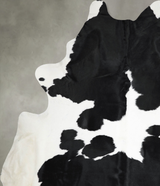 Black and White XX-Large Brazilian Cowhide Rug 8'9"H x 7'2"W #A54036 by Hudson Hides