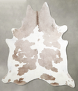 Taupe XX-Large Brazilian Cowhide Rug 8'3"H x 7'2"W #A54037 by Hudson Hides