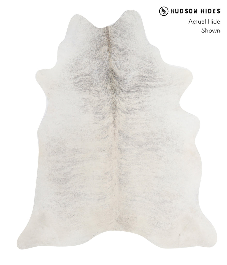 Grey Brindle X-Large Brazilian Cowhide Rug 7'1"H x 6'0"W #A5404 by Hudson Hides
