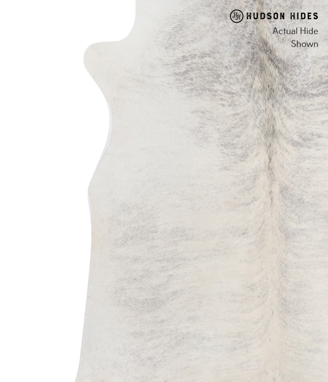 Grey Brindle X-Large Brazilian Cowhide Rug 7'1"H x 6'0"W #A5404 by Hud