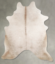 Champagne X-Large Brazilian Cowhide Rug 7'7"H x 6'3"W #A54040 by Hudson Hides