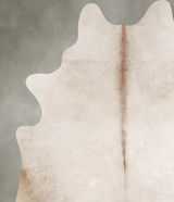 Champagne X-Large Brazilian Cowhide Rug 7'7"H x 6'3"W #A54040 by Hudson Hides