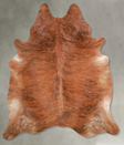 Medium Brindle XX-Large Brazilian Cowhide Rug 7'9"H x 7'0"W #A54043 by Hudson Hides