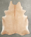 Beige X-Large Brazilian Cowhide Rug 7'2"H x 6'3"W #A54046 by Hudson Hides