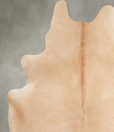 Beige X-Large Brazilian Cowhide Rug 7'2"H x 6'3"W #A54046 by Hudson Hides