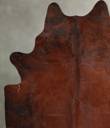 Warm Caramel XX-Large Brazilian Cowhide Rug 7'8"H x 6'11"W #A54047 by Hudson Hides