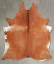 Solid Brown XX-Large Brazilian Cowhide Rug 8'0"H x 6'6"W #A54052 by Hudson Hides