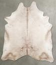 Champagne XX-Large Brazilian Cowhide Rug 8'3"H x 6'10"W #A54055 by Hudson Hides
