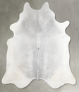 Medium Grey XX-Large Brazilian Cowhide Rug 7'8"H x 7'0"W #A54057 by Hudson Hides
