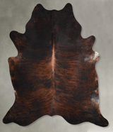 Dark Brindle XX-Large Brazilian Cowhide Rug 8'2"H x 7'6"W #A54060 by Hudson Hides
