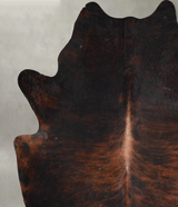 Dark Brindle XX-Large Brazilian Cowhide Rug 8'2"H x 7'6"W #A54060 by Hudson Hides