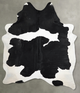 Black and White XX-Large Brazilian Cowhide Rug 8'10"H x 6'8"W #A54065 by Hudson Hides