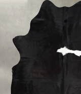 Black and White X-Large Brazilian Cowhide Rug 6'10"H x 6'4"W #A54074 by Hudson Hides
