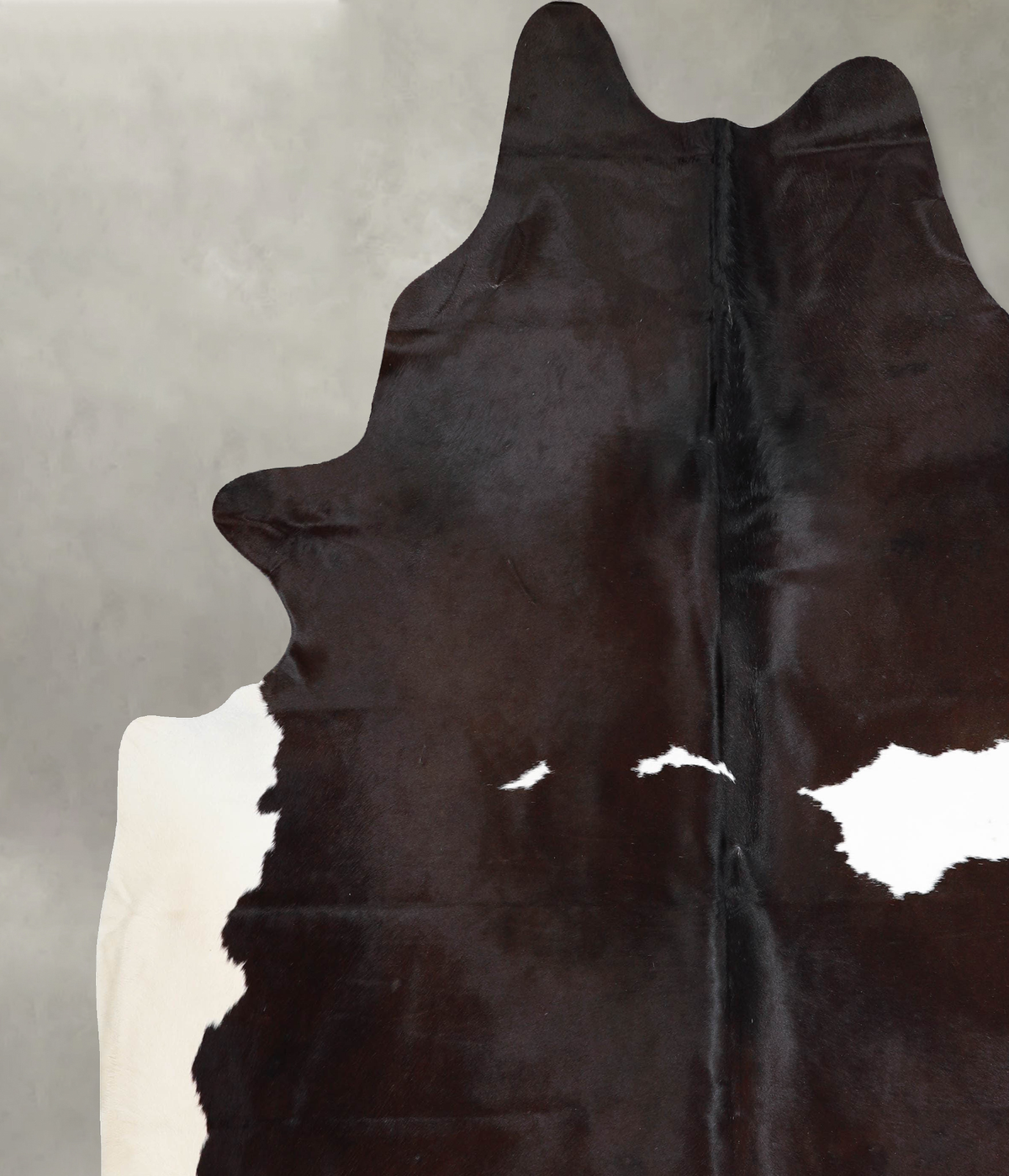Chocolate and White XX-Large Brazilian Cowhide Rug 8'6"H x 7'4"W #A54076 by Hudson Hides