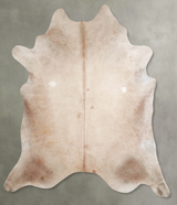 Taupe XX-Large Brazilian Cowhide Rug 7'10"H x 7'3"W #A54081 by Hudson Hides