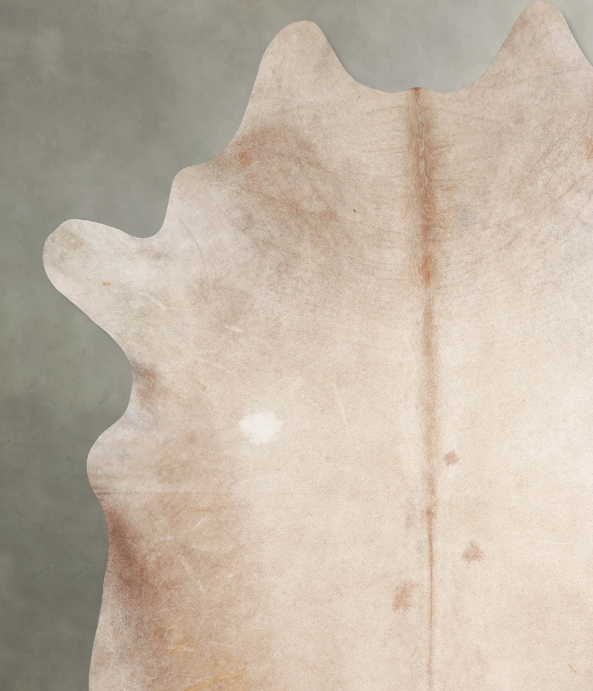Taupe XX-Large Brazilian Cowhide Rug 7'10"H x 7'3"W #A54081 by Hudson Hides