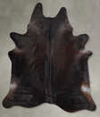 Solid Black XX-Large Brazilian Cowhide Rug 8'2"H x 6'10"W #A54085 by Hudson Hides