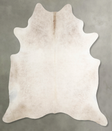 Champagne XX-Large Brazilian Cowhide Rug 7'10"H x 7'1"W #A54086 by Hudson Hides