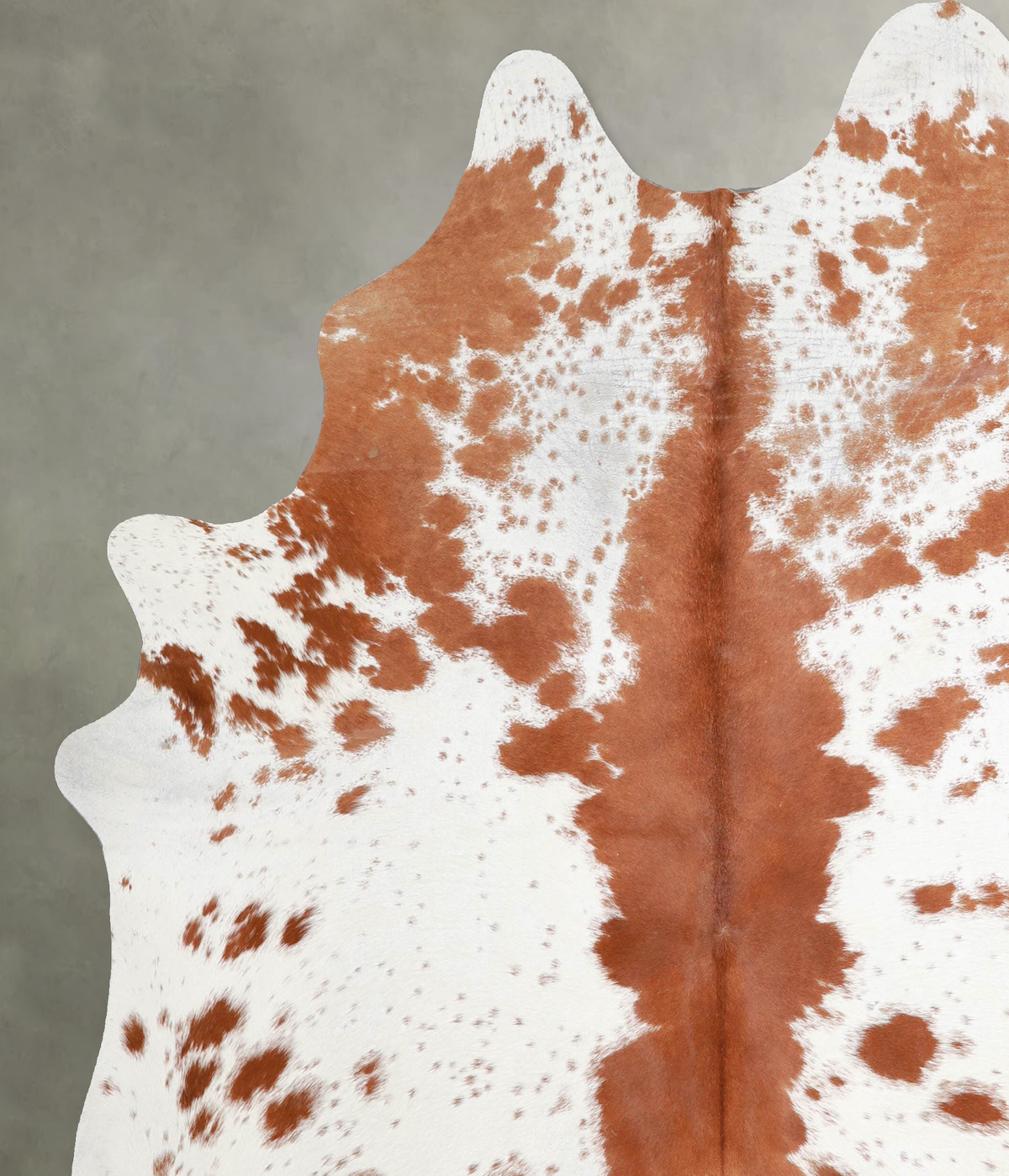 Brown and White XX-Large Brazilian Cowhide Rug 7'8"H x 6'7"W #A54087 by Hudson Hides