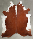 Hereford XX-Large Brazilian Cowhide Rug 8'3"H x 7'3"W #A54092 by Hudson Hides
