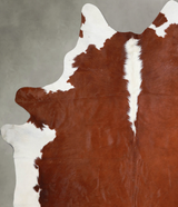 Hereford XX-Large Brazilian Cowhide Rug 8'3"H x 7'3"W #A54092 by Hudson Hides